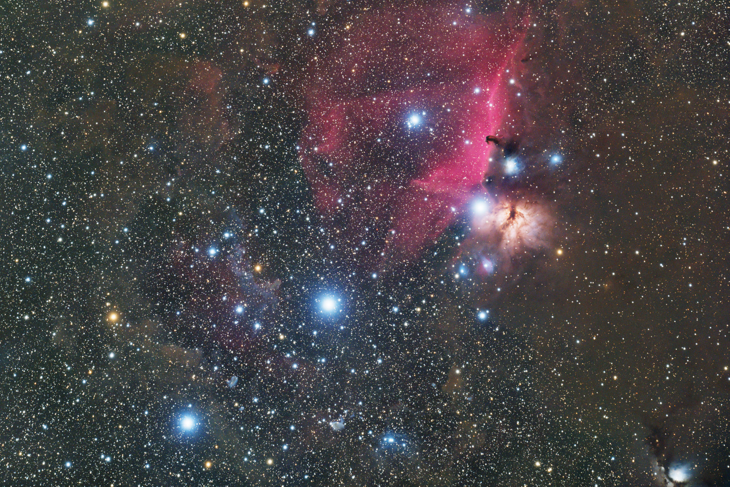 Horsehead Nebula and Flame Nebula — SJH-75UF sample image