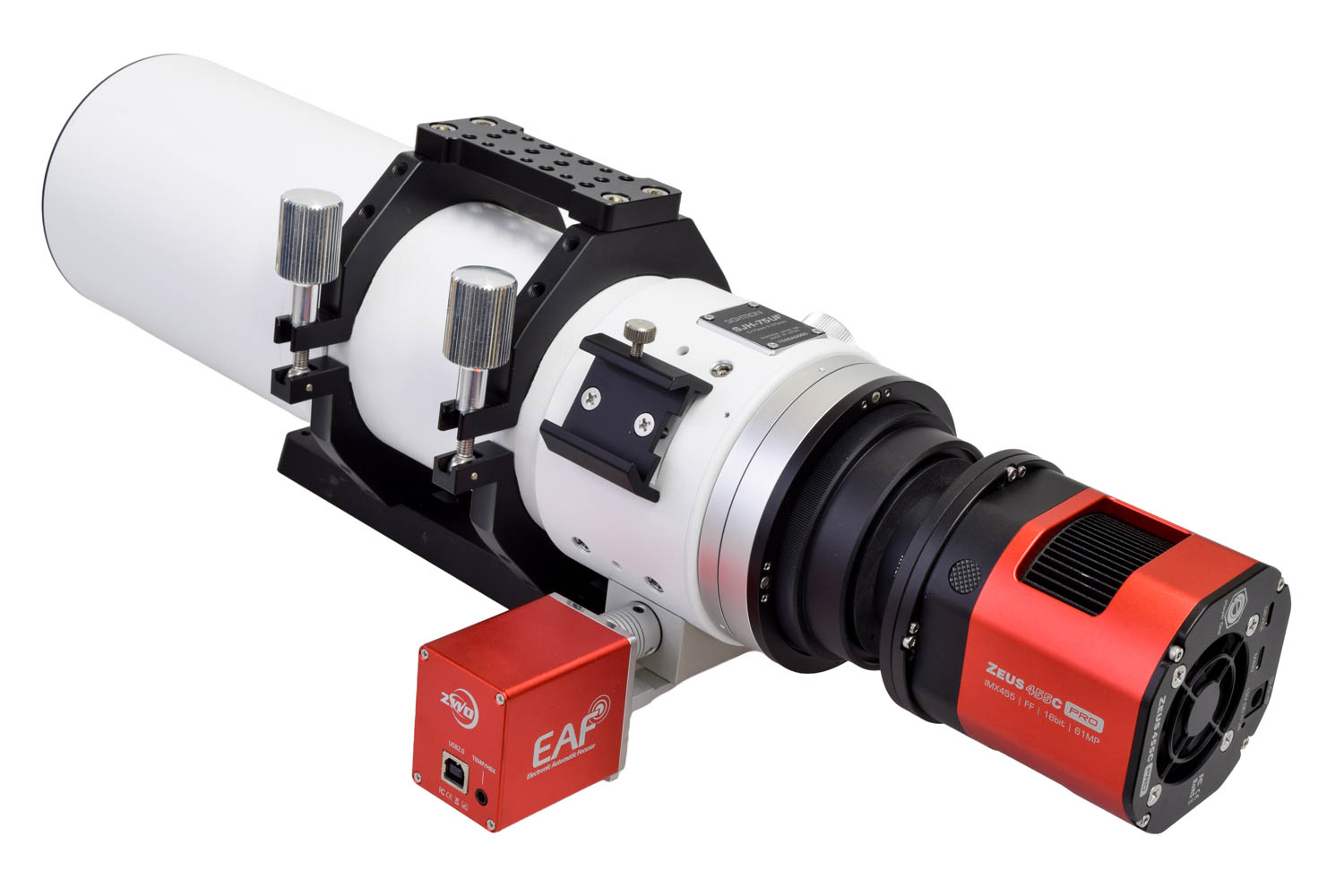 Complete imaging system — EAF and CMOS camera